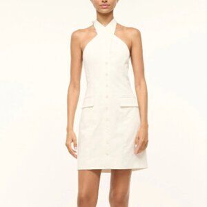 STAUD HAVEN DRESS IVORY